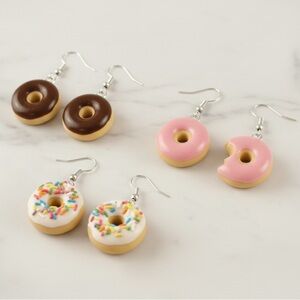 Donut - Handmade Earrings - Hypoallergenic - Various Styles